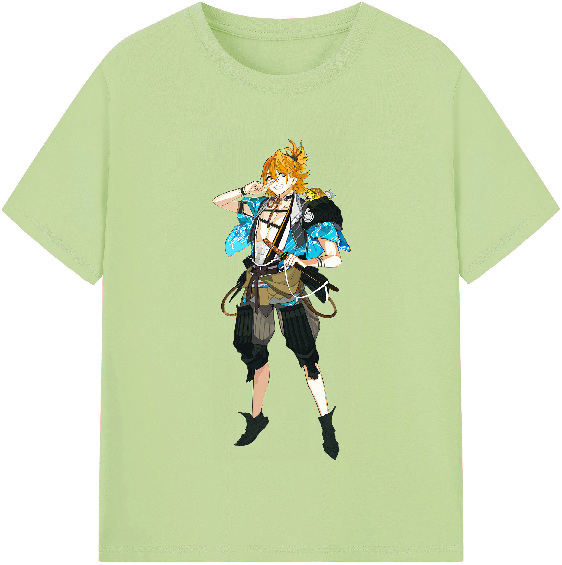 （画像用） 刀剣乱舞 Touken Ranbu 綿100％半袖Tシャツ（フロントプリント）